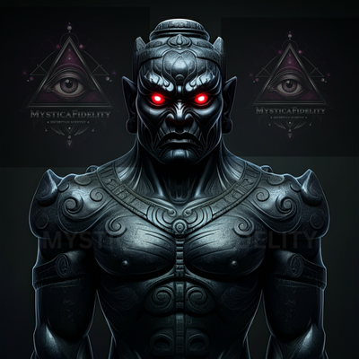 Obsidian Statue